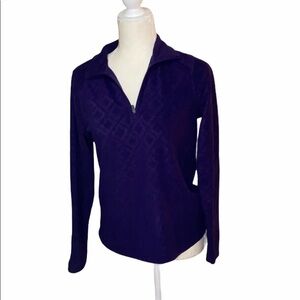 Lands End long sleeve fleece pullover